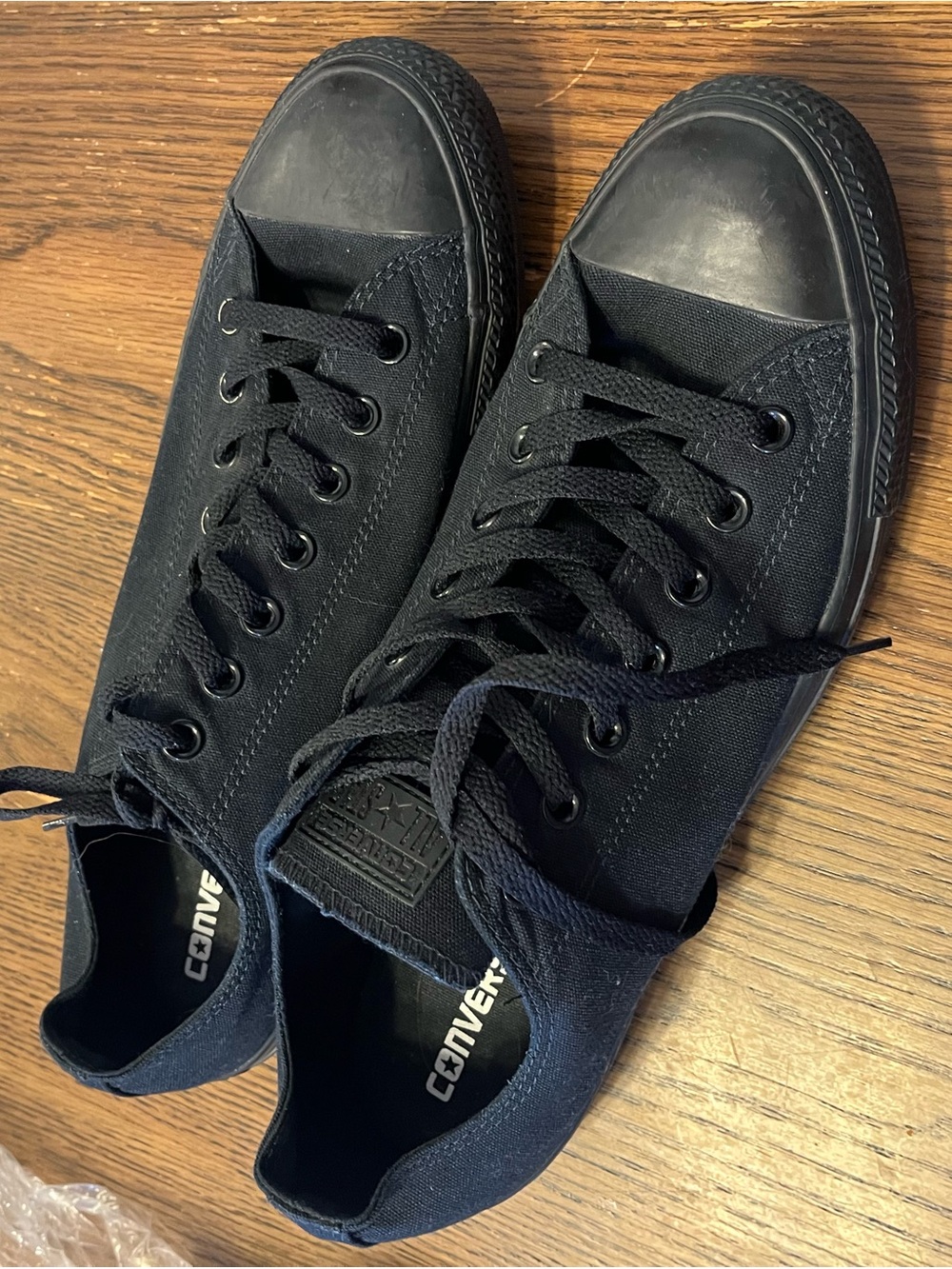 Converse Black Low-Top Canvas Sneakers - Picture 6 of 6